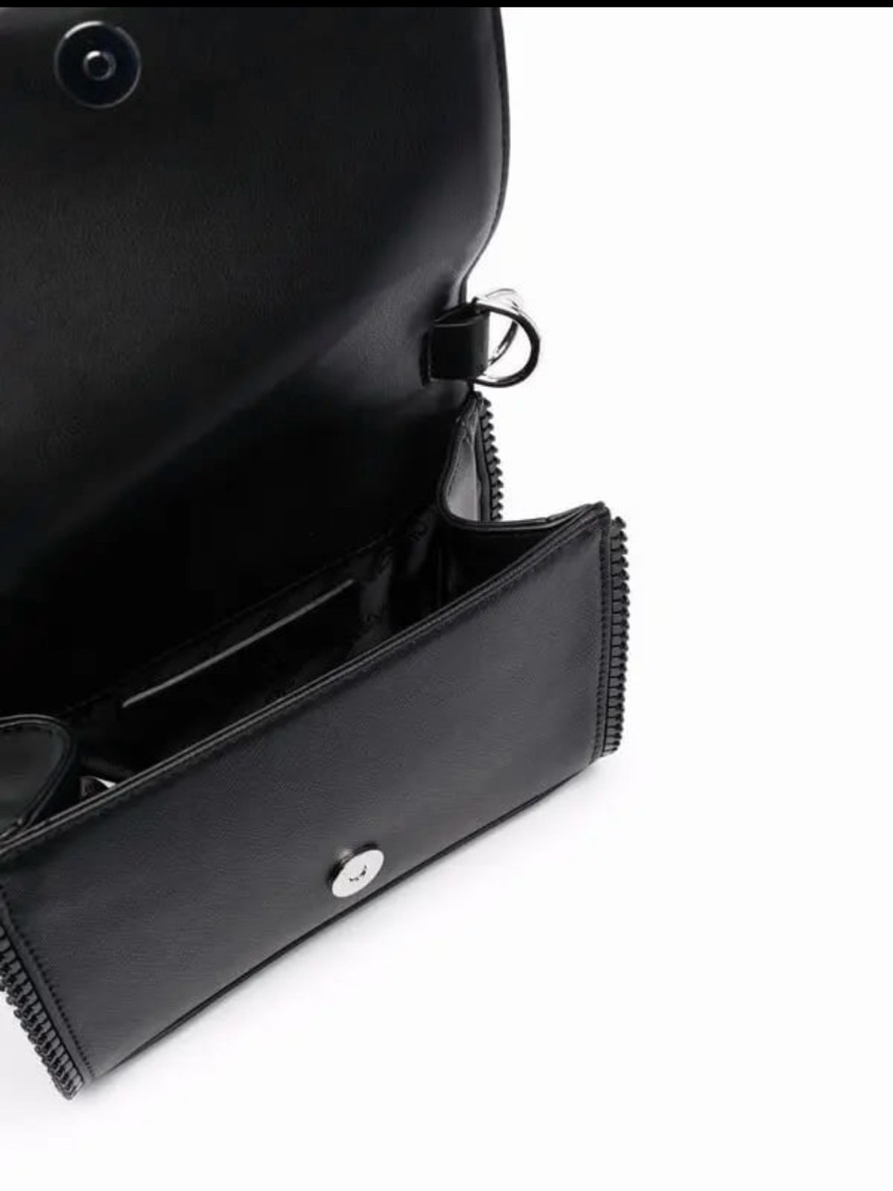 DIESEL® Small Saffiano Faux Leather Crossbody Bag NWT - Picture 5 of 12